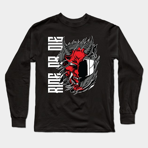 Riders Long Sleeve T-Shirt by Ifoart